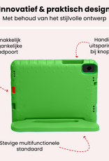 NoXx NoXx Samsung Galaxy Tab A11 Plus Kinderhoes Met 2x Screenprotector - Groen