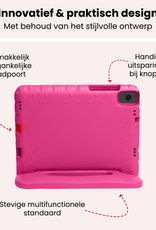 NoXx NoXx Samsung Galaxy Tab A11 Plus Kinderhoes Met 2x Screenprotector - Roze