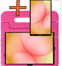 Nomfy Nomfy Samsung Galaxy Tab A11 Plus Kinderhoes Met Screenprotector - Roze