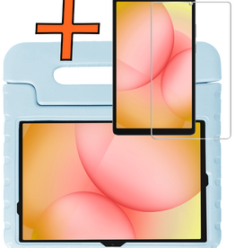 Nomfy Nomfy Samsung Galaxy Tab A11 Plus Kinderhoes Met Screenprotector - Sky