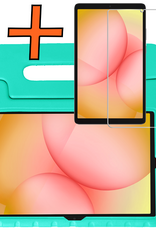 Nomfy Nomfy Samsung Galaxy Tab A11 Plus Kinderhoes Met Screenprotector - Turquoise