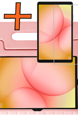 Nomfy Nomfy Samsung Galaxy Tab A11 Plus Kinderhoes Met Screenprotector - Zalm