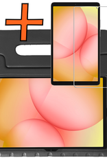 Nomfy Nomfy Samsung Galaxy Tab A11 Plus Kinderhoes Met Screenprotector - Zwart