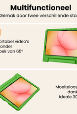 Nomfy Nomfy Samsung Galaxy Tab A11 Plus Kinderhoes Met 2x Screenprotector - Groen