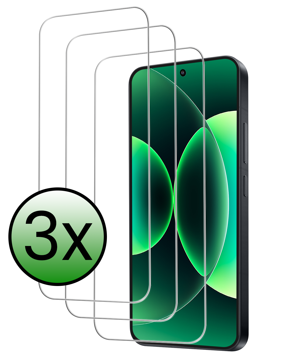 BASEY. BASEY. Xiaomi 17 Screenprotector - 3 PACK