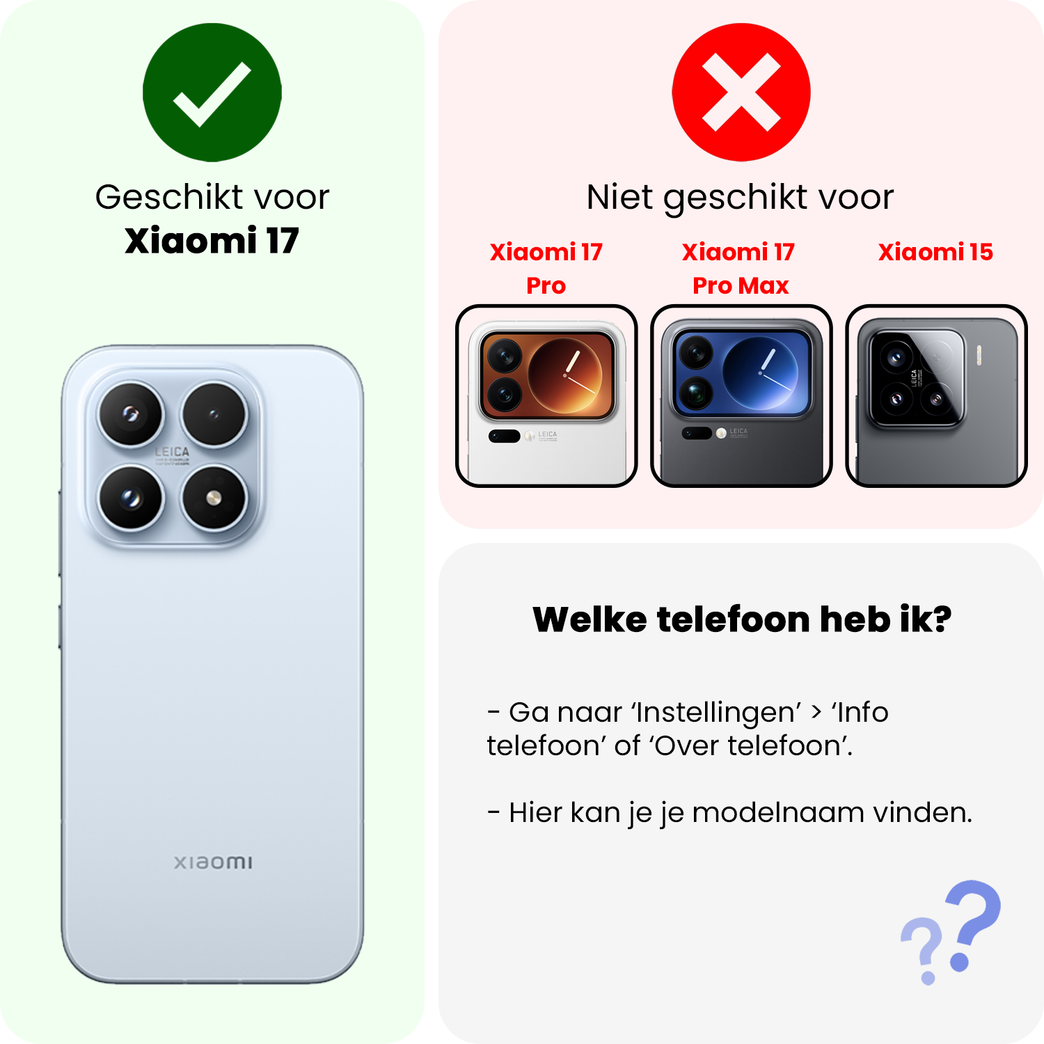 NoXx NoXx Xiaomi 17 Screenprotector