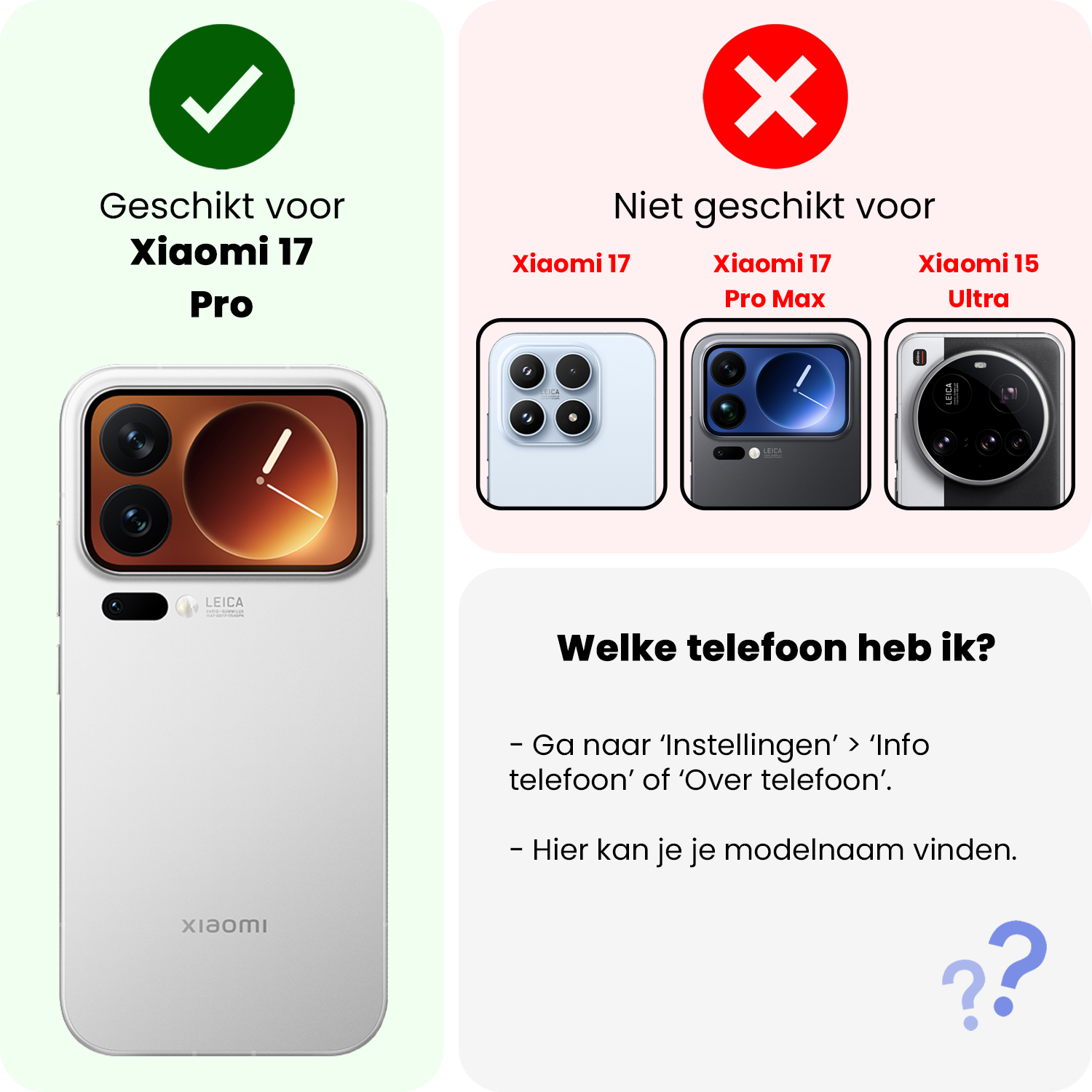 NoXx NoXx Xiaomi 17 Pro Screenprotector - 2 PACK