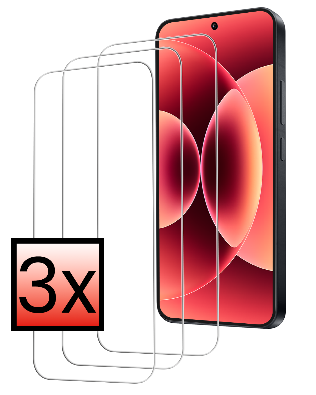 NoXx NoXx Xiaomi 17 Pro Screenprotector - 3 PACK