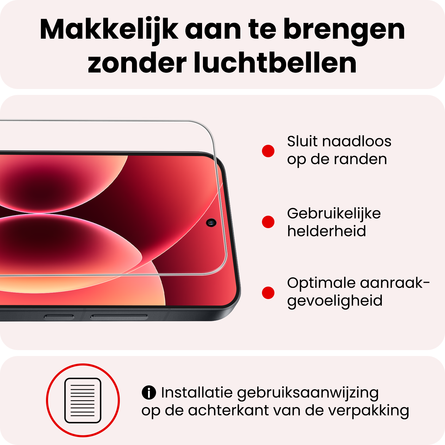 NoXx NoXx Xiaomi 17 Pro Max Screenprotector - 3 PACK