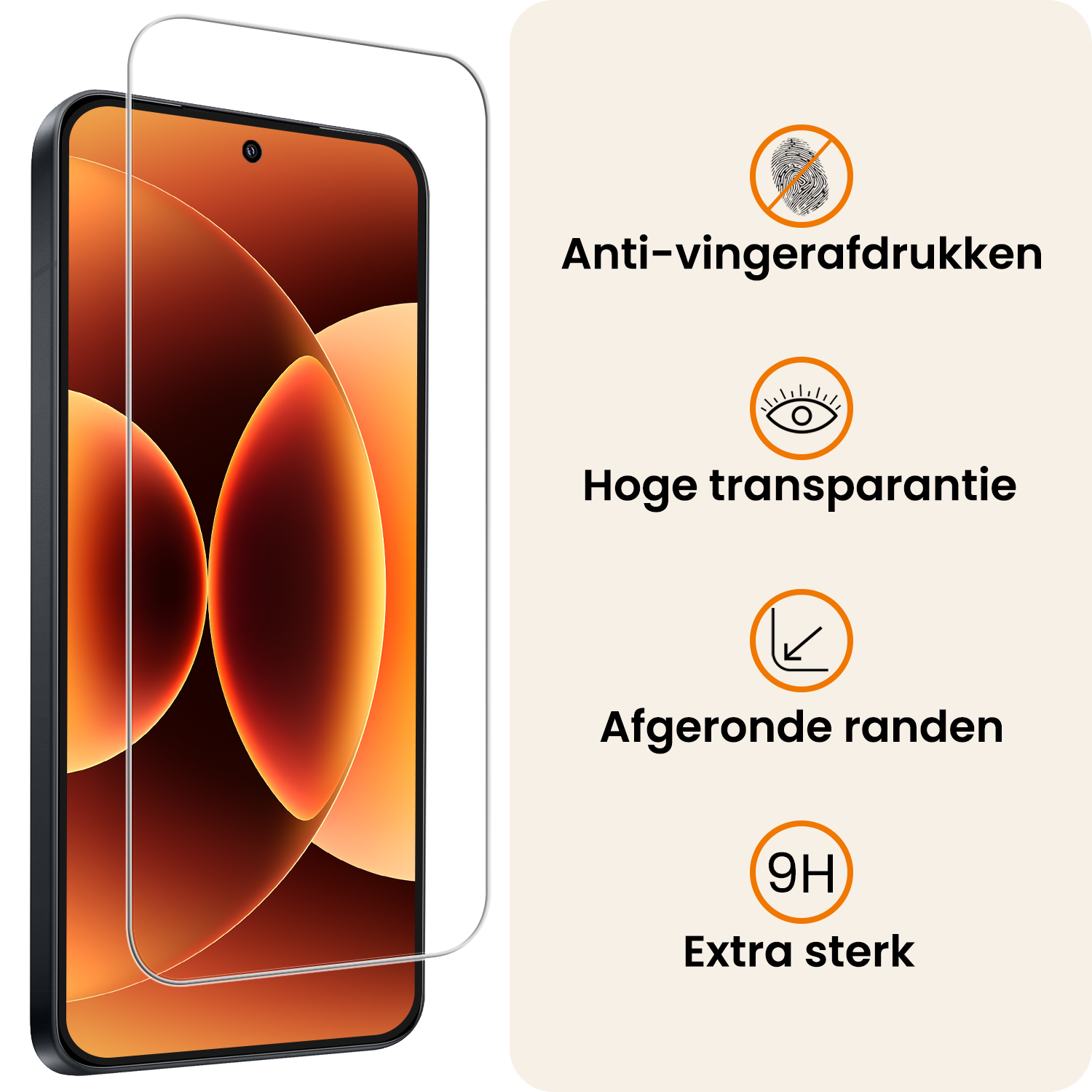 Nomfy Nomfy Xiaomi 17 Screenprotector - 2 PACK