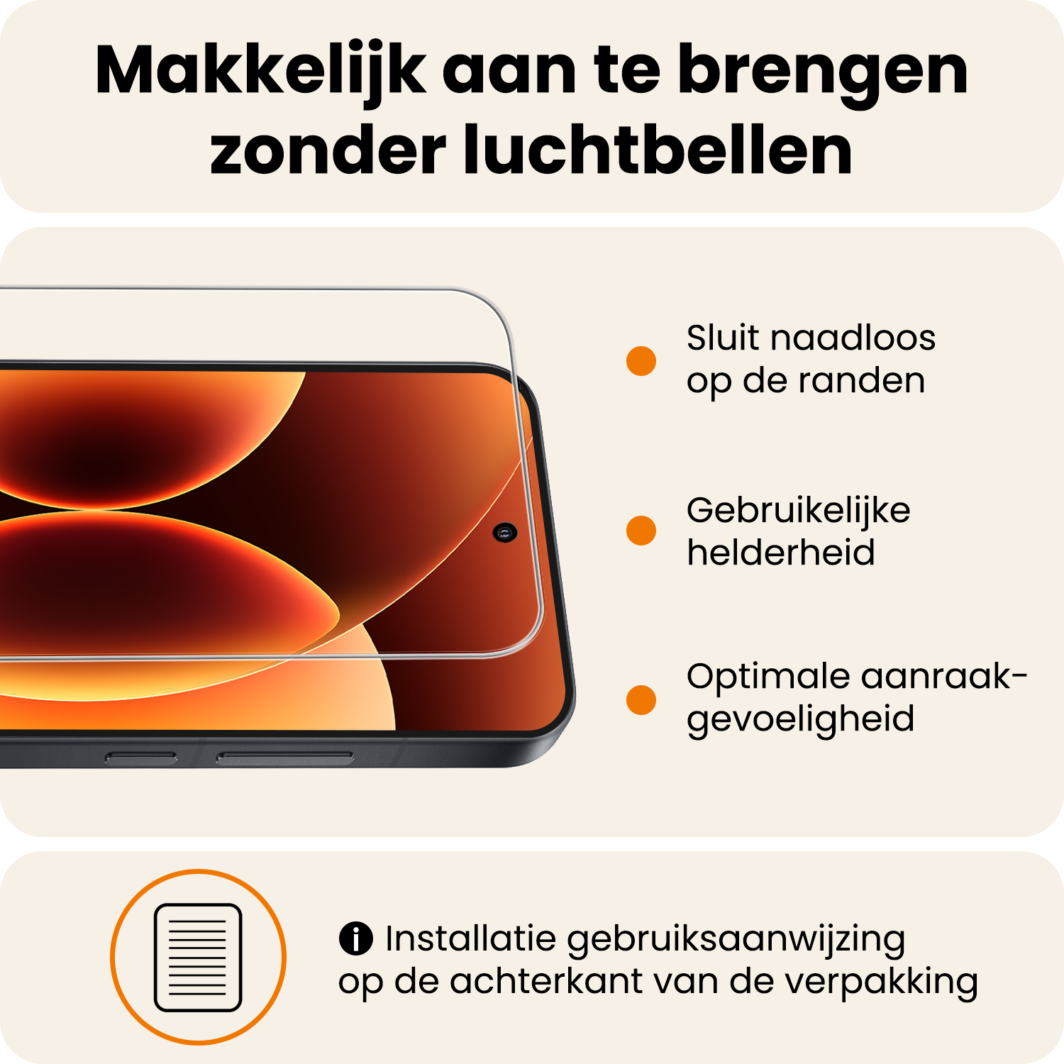 Nomfy Nomfy Xiaomi 17 Pro Max Screenprotector