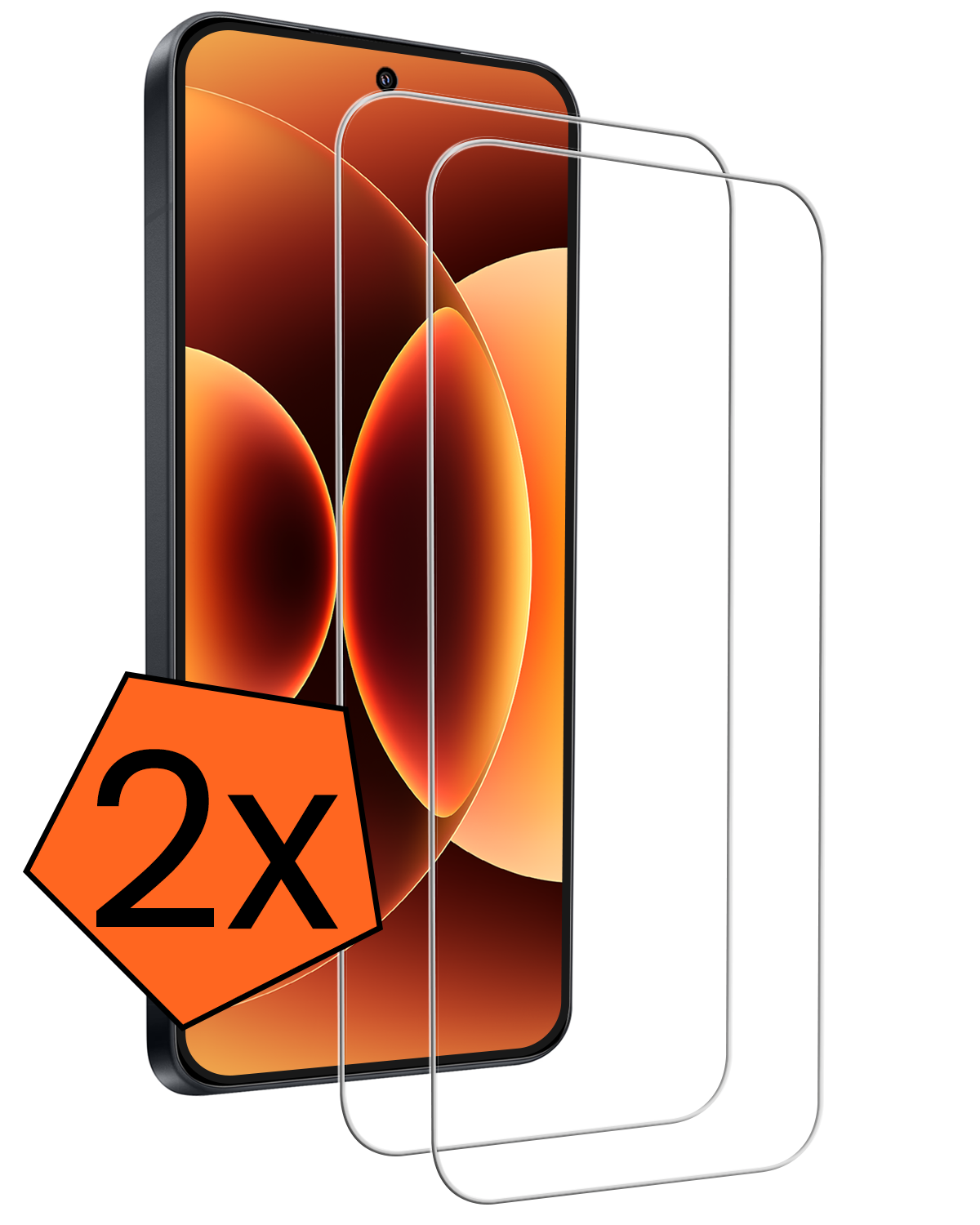 Nomfy Nomfy Xiaomi 17 Pro Max Screenprotector - 2 PACK