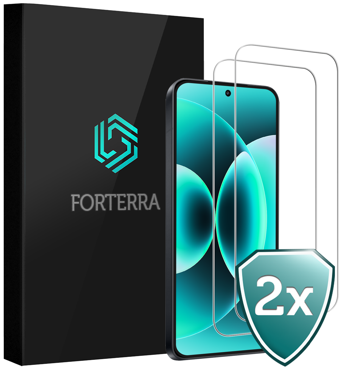 Forterra Forterra Xiaomi 17 Pro Max Screenprotector - 2 PACK