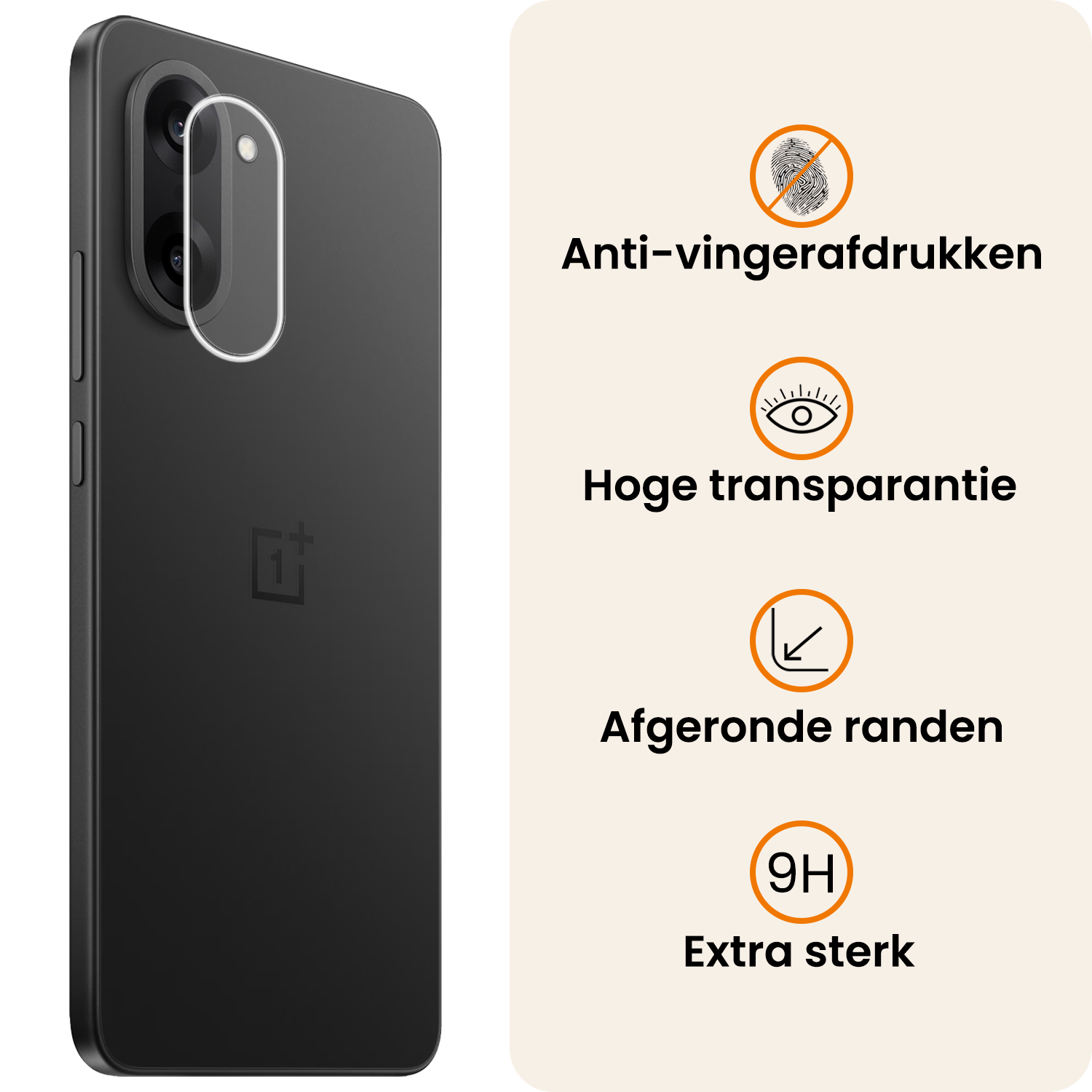 Nomfy Nomfy OnePlus Nord CE 5 Camera Screenprotector