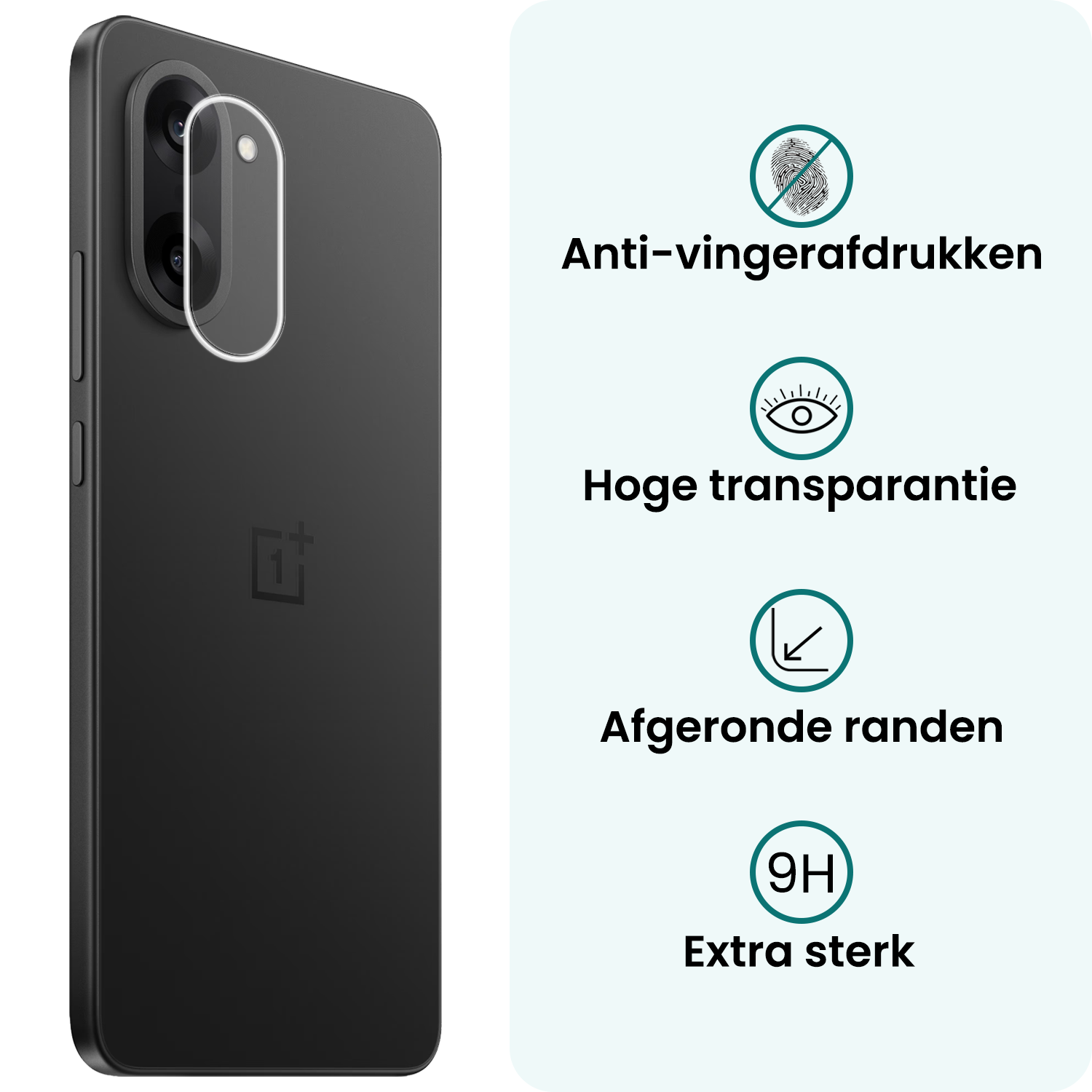 Forterra Forterra OnePlus Nord CE 5 Camera Screenprotector - 2 PACK