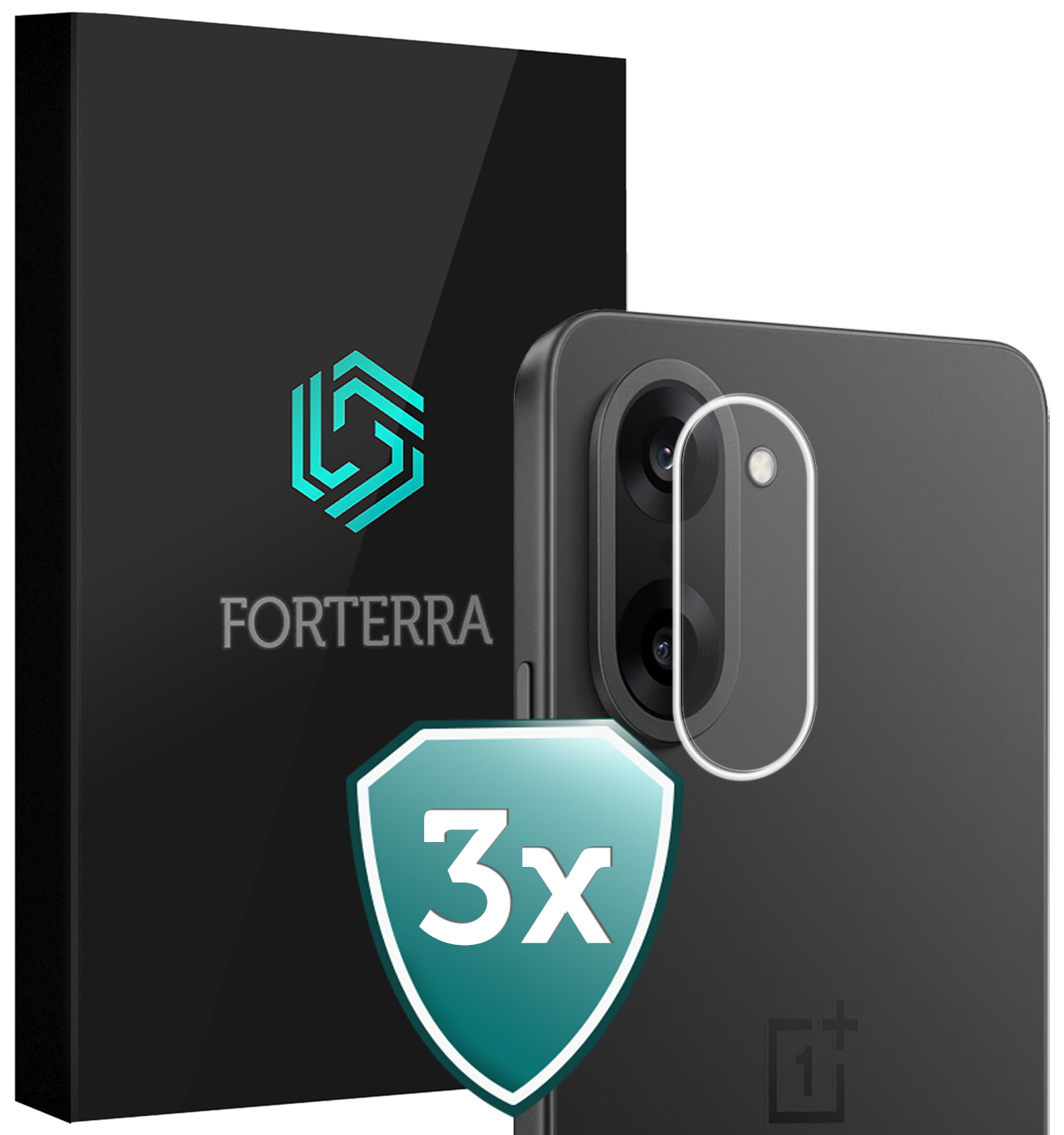 Forterra Forterra OnePlus Nord CE 5 Camera Screenprotector - 3 PACK