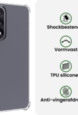 BASEY. BASEY. OnePlus Nord 5 Hoesje Shockproof Met 2x Screenprotector