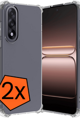 Nomfy Nomfy OnePlus Nord 5 Hoesje Shockproof - Transparant - 2 PACK