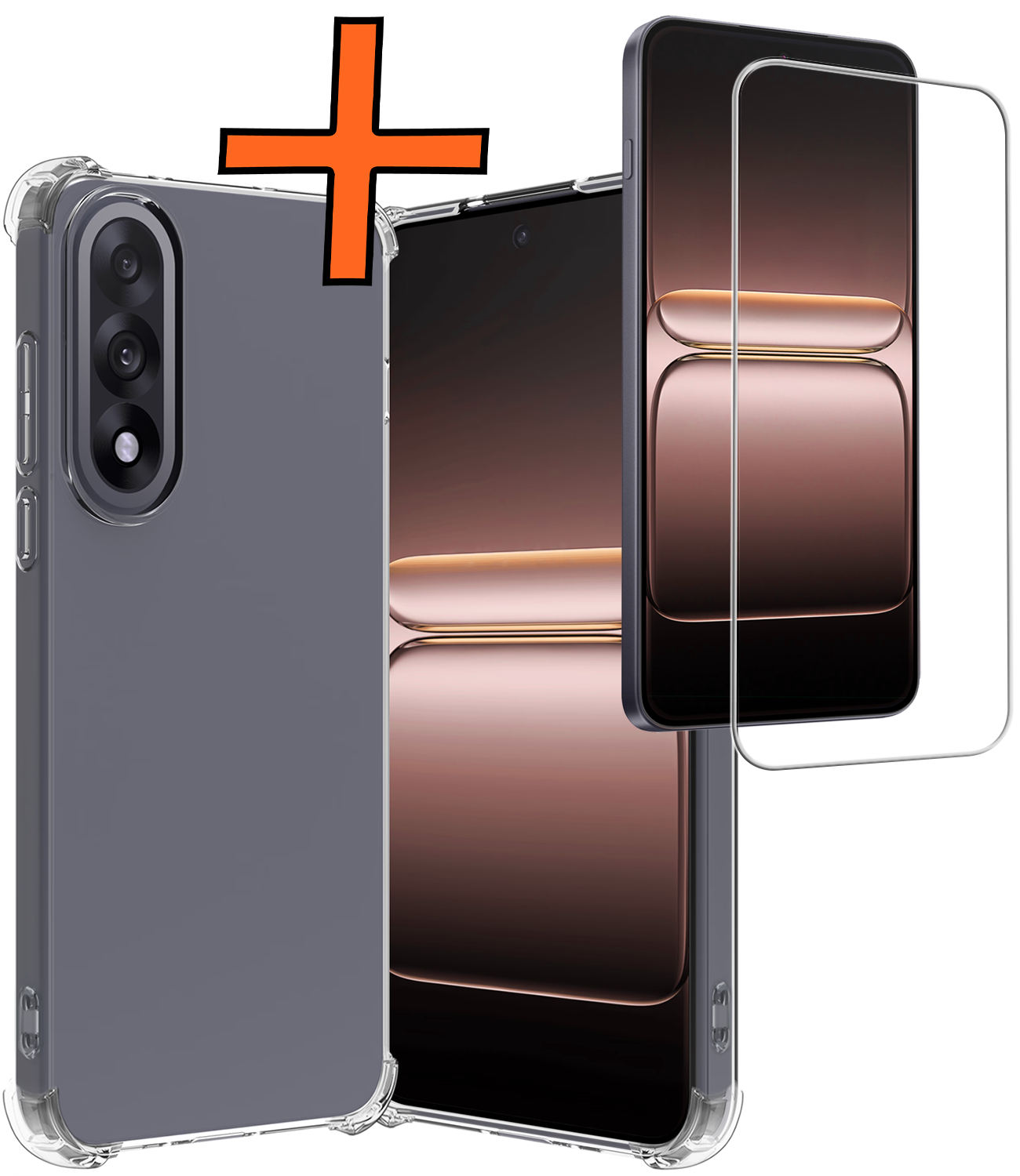 Nomfy Nomfy OnePlus Nord 5 Hoesje Shockproof Met Screenprotector