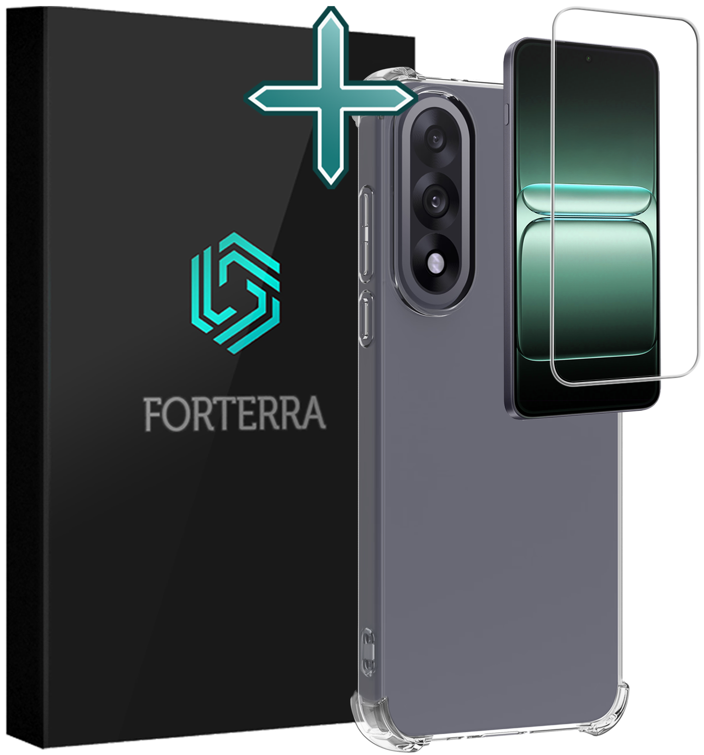 Forterra Forterra OnePlus Nord 5 Hoesje Shockproof Met Screenprotector