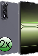 BASEY. BASEY. OnePlus Nord 5 Hoesje Siliconen - Transparant - 2 PACK