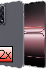 NoXx NoXx OnePlus Nord 5 Hoesje Siliconen - Transparant - 2 PACK