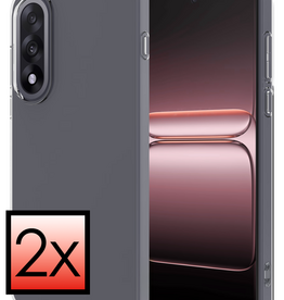 NoXx NoXx OnePlus Nord 5 Hoesje Siliconen - Transparant - 2 PACK