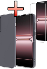 NoXx NoXx OnePlus Nord 5 Hoesje Siliconen Met Screenprotector - Transparant