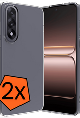 Nomfy Nomfy OnePlus Nord 5 Hoesje Siliconen - Transparant - 2 PACK