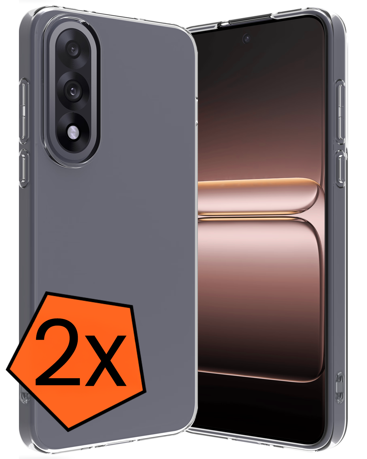 Nomfy Nomfy OnePlus Nord 5 Hoesje Siliconen - Transparant - 2 PACK