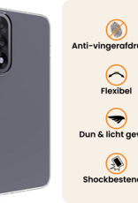 Nomfy Nomfy OnePlus Nord 5 Hoesje Siliconen Met Screenprotector - Transparant