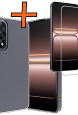 Nomfy Nomfy OnePlus Nord 5 Hoesje Siliconen Met Screenprotector - Transparant