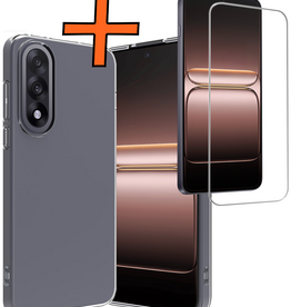 Nomfy Nomfy OnePlus Nord 5 Hoesje Siliconen Met Screenprotector - Transparant