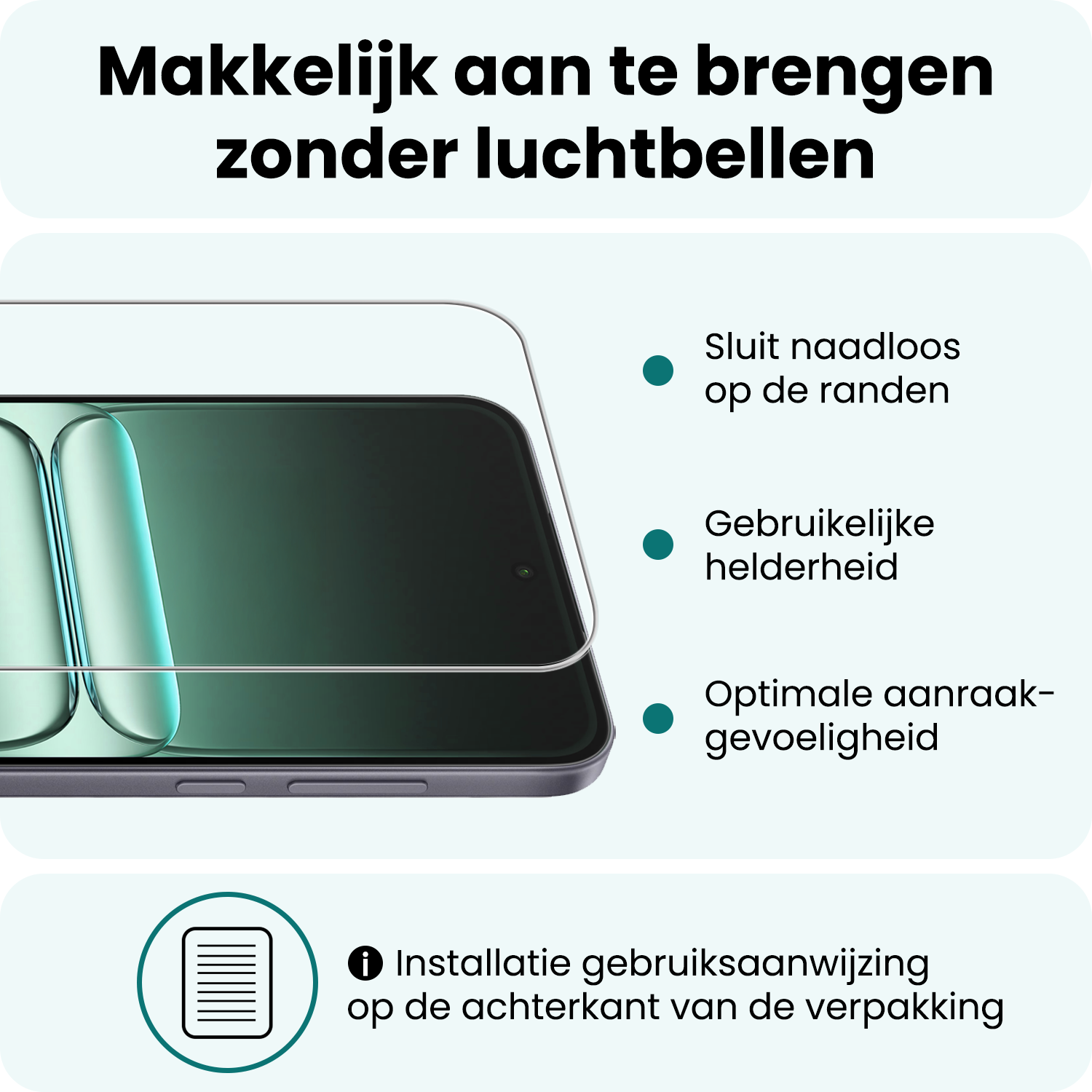 Forterra Forterra OnePlus Nord 5 Hoesje Siliconen Met 2x Screenprotector - Transparant