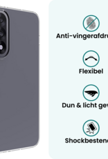 Forterra Forterra OnePlus Nord 5 Hoesje Siliconen Met 2x Screenprotector - Transparant