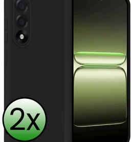BASEY. BASEY. OnePlus Nord 5 Hoesje Siliconen - Zwart - 2 PACK