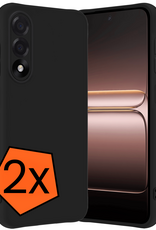 Nomfy Nomfy OnePlus Nord 5 Hoesje Siliconen - Zwart - 2 PACK