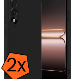 Nomfy Nomfy OnePlus Nord 5 Hoesje Siliconen - Zwart - 2 PACK