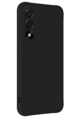 Nomfy Nomfy OnePlus Nord 5 Hoesje Siliconen Met 2x Screenprotector - Zwart