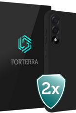 Forterra Forterra OnePlus Nord 5 Hoesje Siliconen - Zwart - 2 PACK