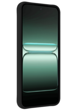 Forterra Forterra OnePlus Nord 5 Hoesje Siliconen Met Screenprotector - Zwart