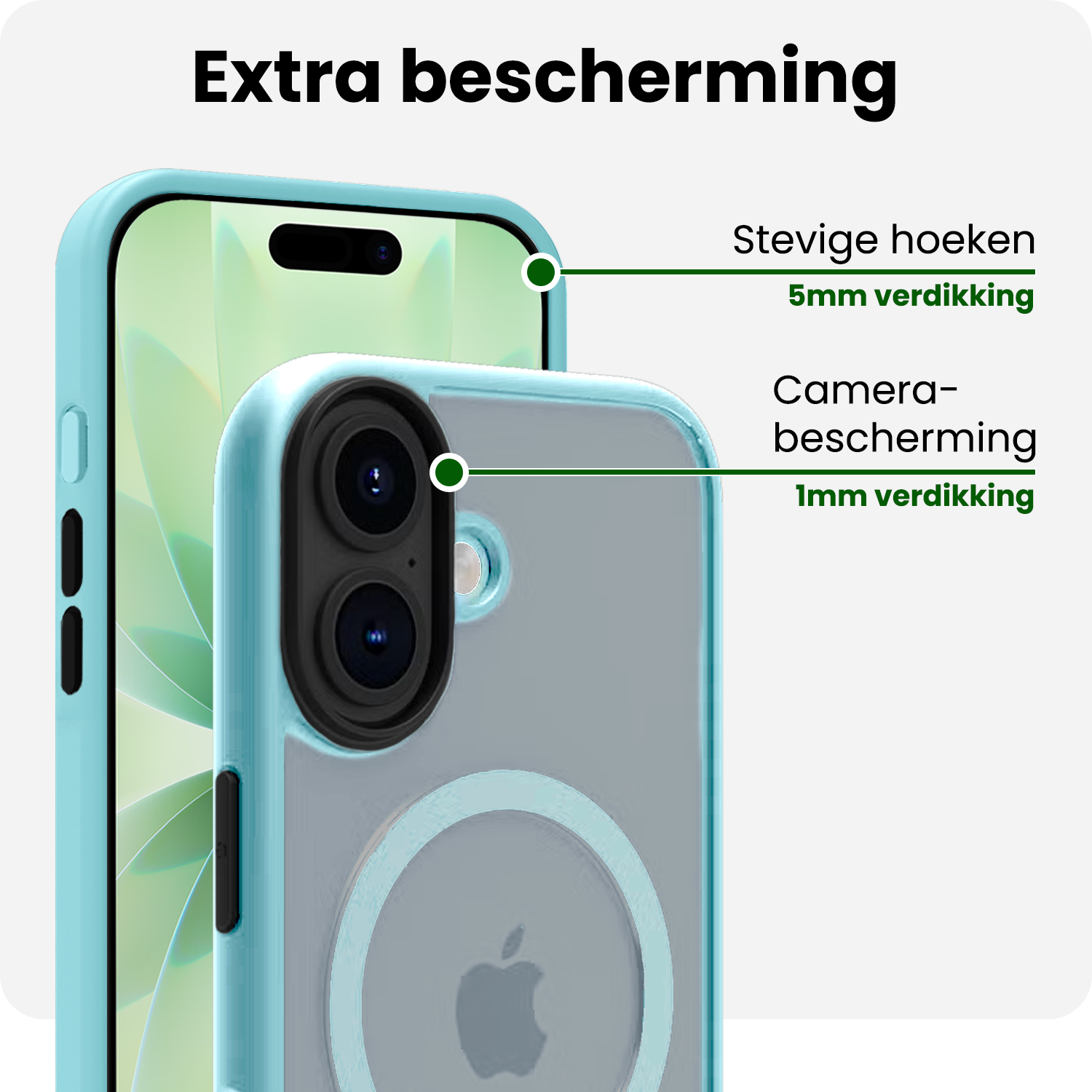 BASEY. BASEY. iPhone 17 Magsafe Hoesje - Lichtblauw