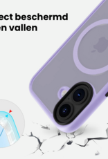 BASEY. BASEY. iPhone 17 Magsafe Hoesje Lila Met Screenprotector