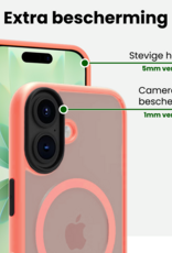 BASEY. BASEY. iPhone 17 Magsafe Hoesje Perzik Met Screenprotector