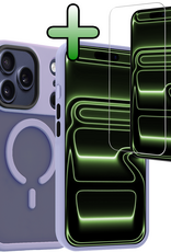 BASEY. BASEY. iPhone 17 Pro Magsafe Hoesje Lila Met Screenprotector