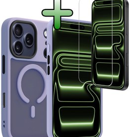 BASEY. BASEY. iPhone 17 Pro Magsafe Hoesje Lila Met Screenprotector