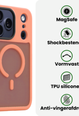 BASEY. BASEY. iPhone 17 Pro Magsafe Hoesje Perzik Met Screenprotector