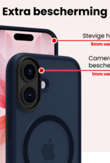 NoXx NoXx iPhone 17 Magsafe Hoesje Donkerblauw Met Screenprotector
