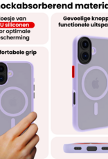 NoXx NoXx iPhone 17 Magsafe Hoesje Lila Met Screenprotector