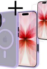 NoXx NoXx iPhone 17 Magsafe Hoesje Lila Met Screenprotector